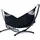 Potenza Doppelhängematte XXL 220 x 160 cm Schwarz/Grau