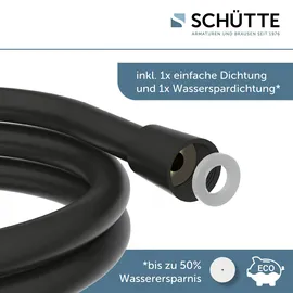 Schütte Brauseschlauch 150 cm, Kunststoff, Schwarz