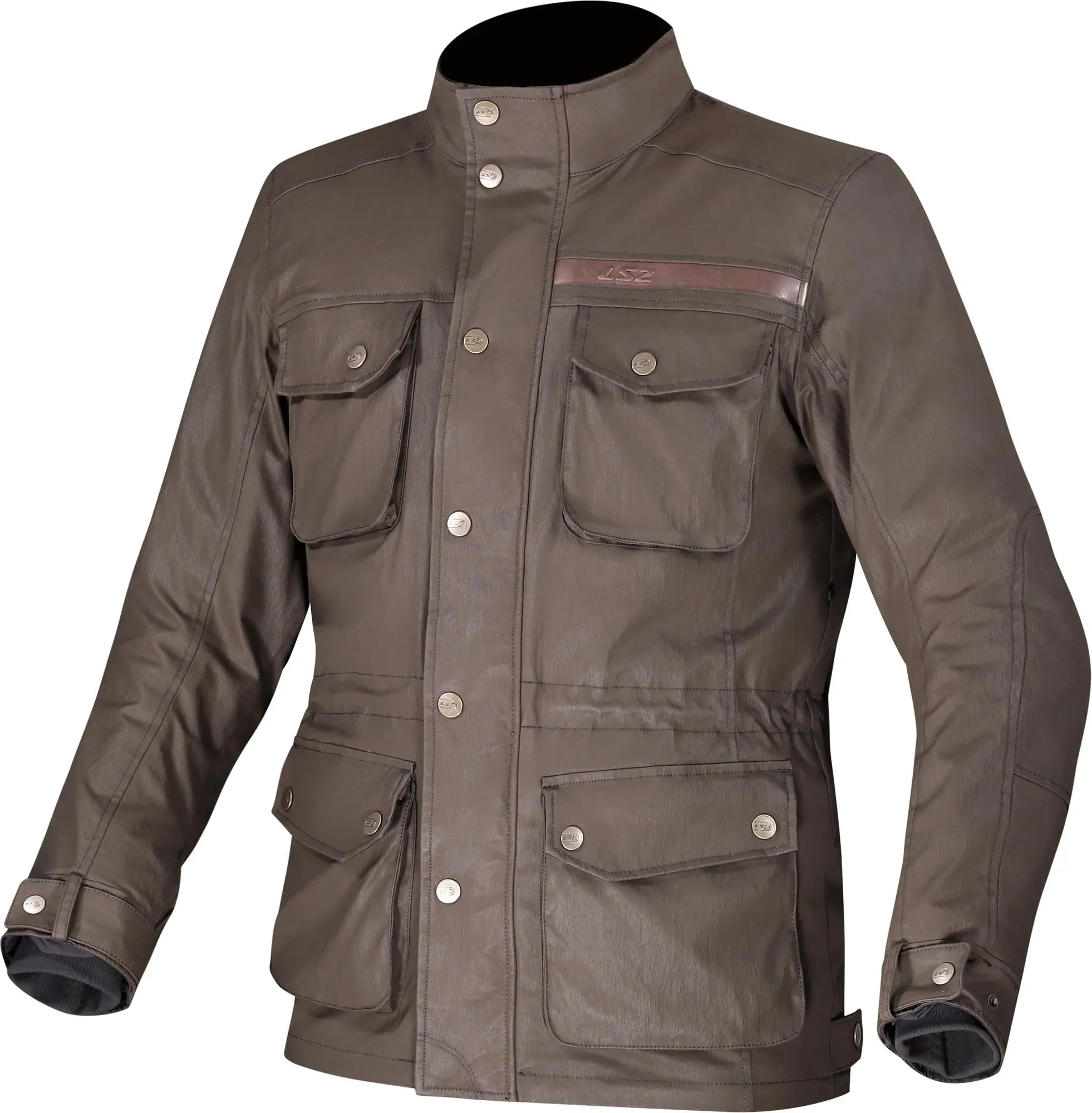 LS2 Liberty wasserdichte Motorrad-Textiljacke, braun, Größe L für Männer