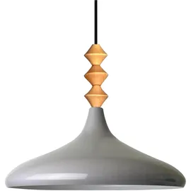 Bamyum Champion 1-flg. Ø35 cm rund Holz grau