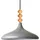 Bamyum Champion 1-flg. Ø35 cm rund Holz grau