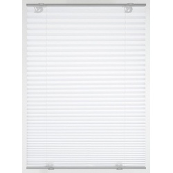 Dachfensterplissee, GARDINIA, blickdicht, ohne Bohren, Saugnäpfe, passend für Velux Dachfenster weiß 47,3 cm x 100 cm