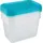 KEEEPER Frischhaltedose eckig blau transparent 15,5 x 10,5 x 8,5 cm 0,75 l 4-teiliges Set