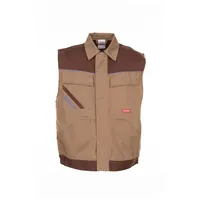 Planam Highline Herren Weste khaki braun zink Modell 2364 Größe XXL