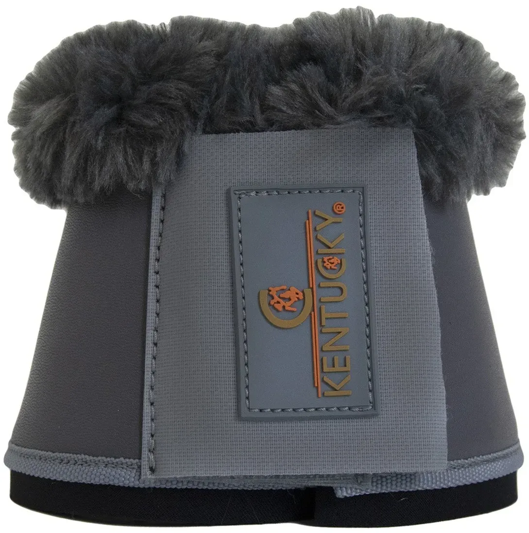 Kentucky Horsewear Sprungglocken Lammfell Leder