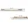 Vicco Wandregal Erni 60 x 3 x 15 cm Weiß/Eiche