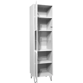 Mäusbacher Standvitrine Bonnie 51 x 45 x 182 cm Grau
