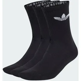 adidas Trefoil Cushion Crew Socken 3 Paar Schwarz 46-48