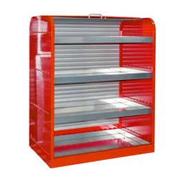 Bauer Südlohn Rollladenschrank Stahlblech 180 Liter rot