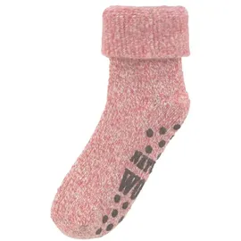 LAVANA ABS-Socken 1-Paar Rosa 39-42