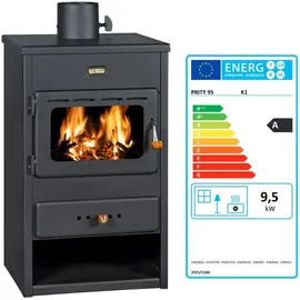 Prity K1-9 kW Stahl Schwarz