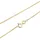 ELLI PREMIUM Halskette Infinity mit Topas und Zirkonia 585 Gelbgold