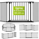 Bomi Kaminschutzgitter Milo 100-525 cm Schwarz
