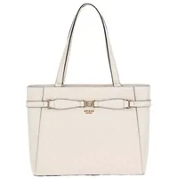 GUESS Arlena Noel Tote Bag Taupe Logo