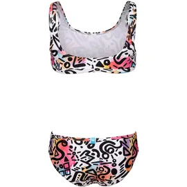 Arena Bustier-Bikini Mädchen Water Prints - Graffiti 128