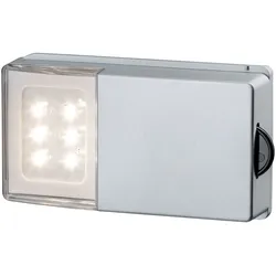 LED Schrankleuchte SnapLED 53x95mm 25lm 2700K Silber