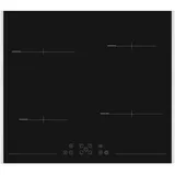 Sharp KH-6I19FT0K-EU Induktionskochfeld 60cm mit 4 Zonen, PowerBoost, TouchControl, Seitlicher Edelstahlrahmen