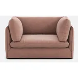 Xl-sesselelement Malo, Für Modulares Sofa, Aus Strukturgewebe hellbraun