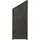 Plus Sichtschutzelement 55 x 140 cm Schwarz Polyrattan