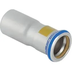 Geberit Gas-Reduktion Mapress d= 22x18mm, mit Einschubende, Edelstahl