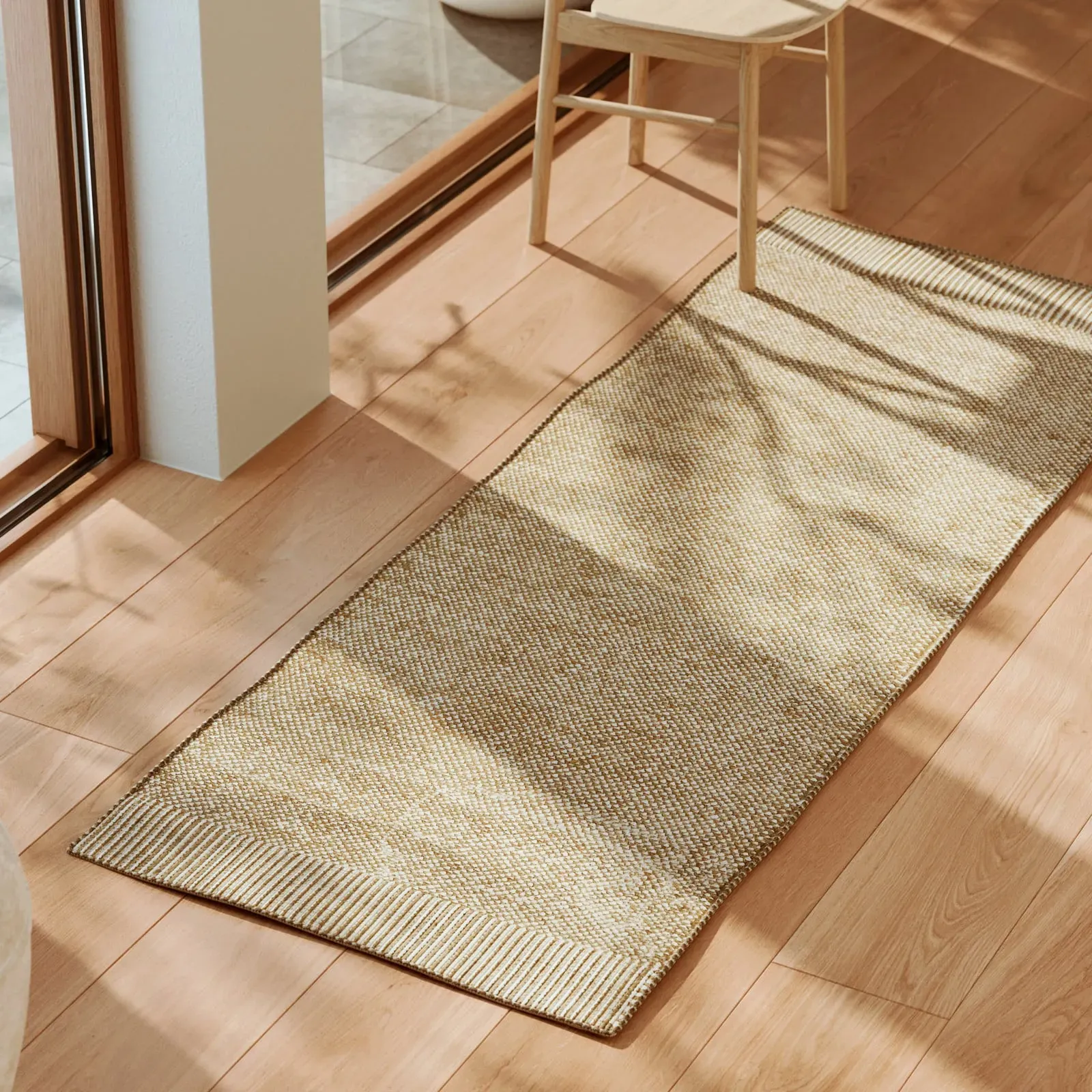 Teppich/Läufer Woud, Rombo, Braun / Rost, für Wohnzimmer, Stoff / Textil, Design - 75 - 200 - 0.9