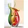 GILDE GLAS art GILDE Vase " Musetto" in Amber/ Rot/ Grün - H. 31 cm | Gr.: onesize