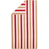 CAWÖ Cawö Handtücher Coast Stripes 6213 rot-natur - 32