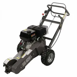 BlackStone SG 420 L - Baumstumpffräse - Loncin-Motor 420ccm - Schneidegerät mit 8 Wolframkarbidhämmern
