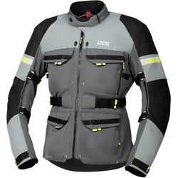 IXS Tour Adventure Gore-Tex Motorrad Textiljacke, schwarz-grau, Größe 5XL
