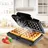 GOURMETmaxx Waffeleisen Belgische Waffeln schwarz