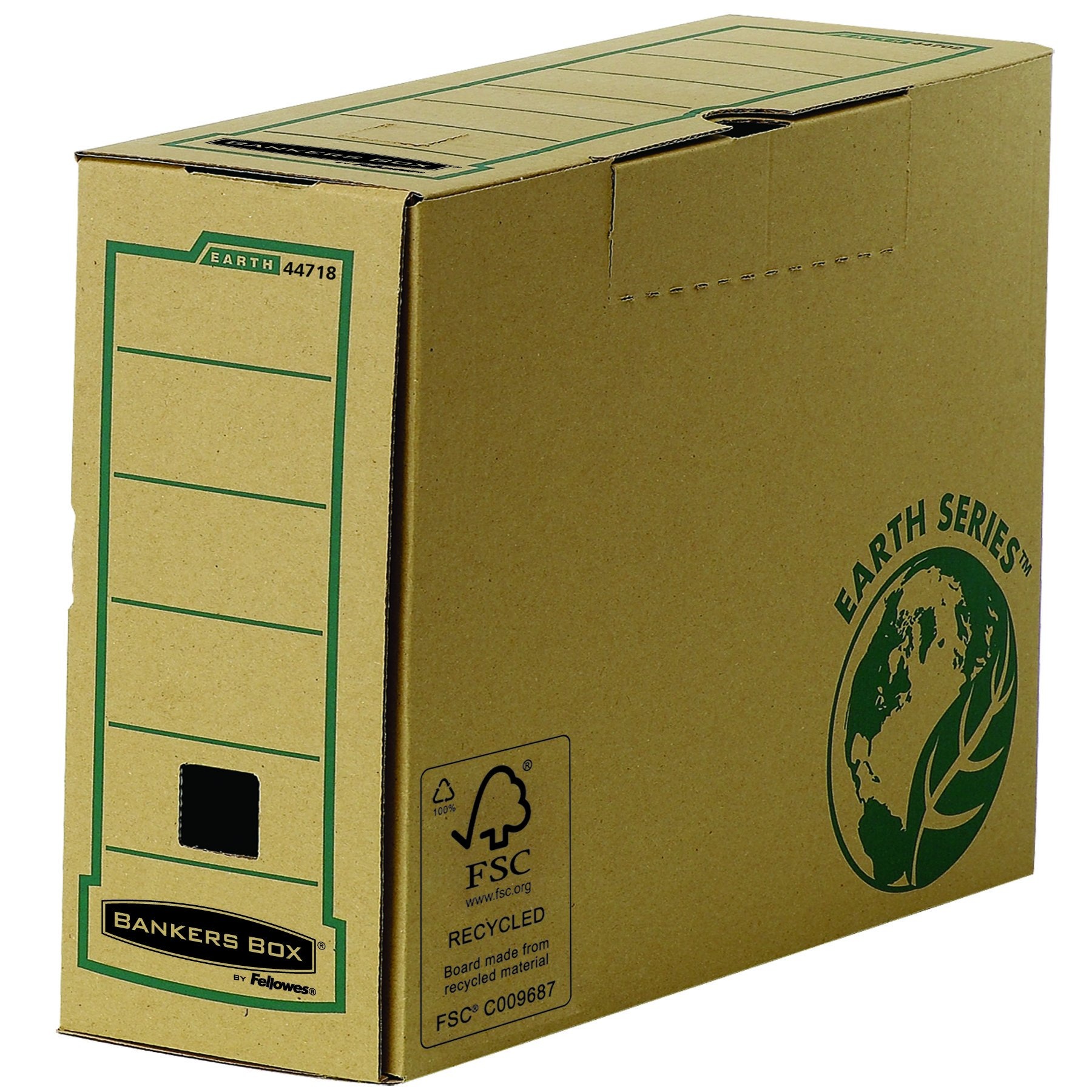 Bankers Box Earth Series Folio-Archivschachtel (100mm, 100% recycled) 20 Stück braun