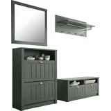 Home Affaire ASCOT Garderobenschrank 109x20x40 grün