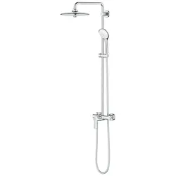 Grohe Euphoria System 260 Duschsystem, Aufputz-Einhand-Brausebatterie, 450mm Duscharm, Euphoria 260, Euphoria 110 Massage, Chrom 27473002