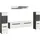 Home Affaire Wohnwand HOME AFFAIRE "REHAT, TOPSELLER, 4-teilig, wahlweise stehend und hängend montierbar", basalt grau, weiß, B:272cm H:141cm T:33cm, Holzwerkstoff, Kastenmöbel-Sets, Wohnwand, Kombination, Anbauwand, Set, Wohn-Set, Wohnzimmer-Set, Schrankwand