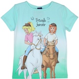 - T-Shirt Bibi & Tina - Friends Forever in aruba blue, Gr.98,
