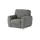 Smart Relaxsessel Valencia Mikrofaser 116 x 90 x 93 cm Grau