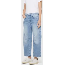 MAC Ohio Jeans Barrel in Bleached Look-D38