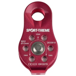 Sport-Thieme Schlingentrainer Umlenkrolle für Schlingentrainer Switch, Aus langlebigem Aluminium gefertigt