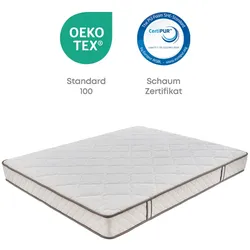 Yatas Bedding Taschenfederkernmatratze »Penta Z«, 19 cm hoch, 375 Federn, (1 St.), unser wahres Allroundtalent! Yatas Bedding weiß 3 (81 kg - 100 kg)