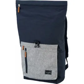 Travelite Laptoprucksack Basics Rollup 35 marine/grau