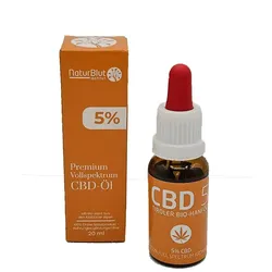 Pure Alps CBD Vollspektrum Öl Tropfen 5% 20 ml