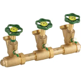 Schlösser Kompaktverteiler Sanitär 1'' DVGW-geprüft 4-fach DN 25 1 1/4''x1 1/2''