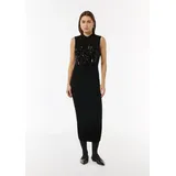 Comma, Minikleid Strickkleid Schwarz 36