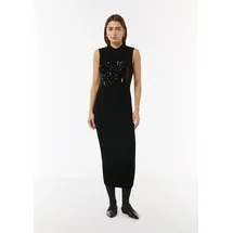 Comma, Minikleid Strickkleid Schwarz 36