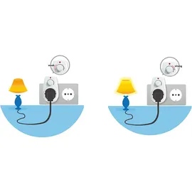 Logilink Steckdosenadapter mit Dimmer PA0151 Weiß 1 St.