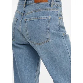 Comma, CLARA - Straight-Leg-Jeans mit Waschung - blau - 34