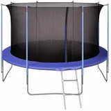 vidaXL Sicherheitsnetz für 3,66 m Runde Trampoline Schwarz