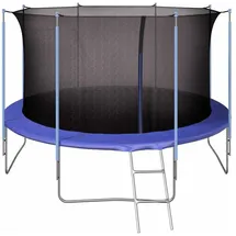 vidaXL Sicherheitsnetz für 3,66 m Runde Trampoline Schwarz