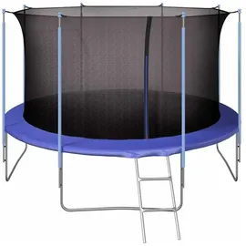 vidaXL Sicherheitsnetz für 3,66 m Runde Trampoline Schwarz
