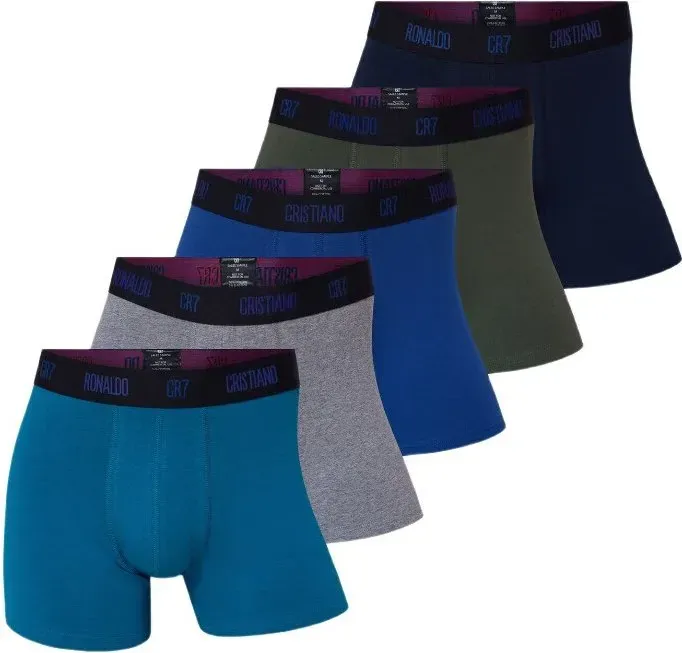 Cristiano Ronaldo CR7 Basic, Slip, 5er-Pack Mehrfarbig S